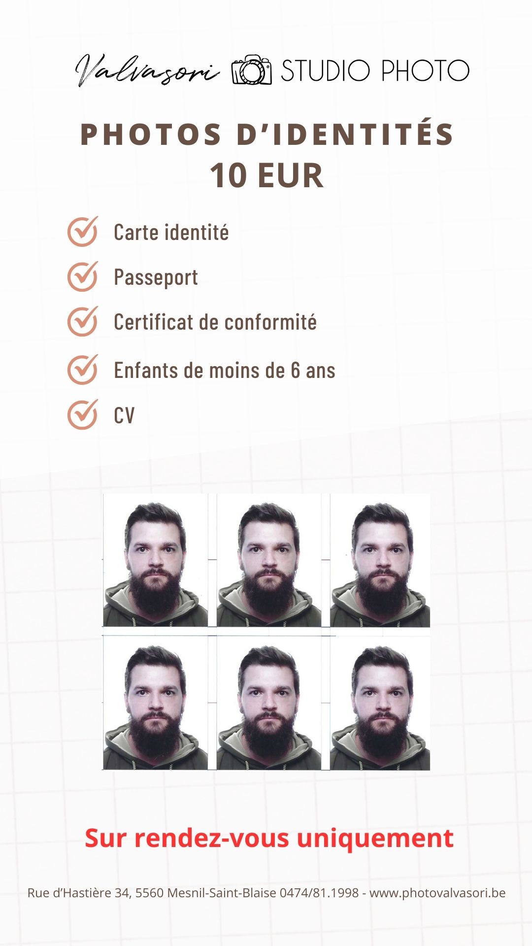 Blanc marron Montage photo esthétique Liste rentrée Story Instagram